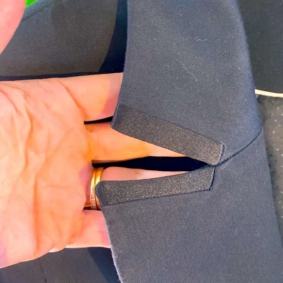 White House Black Market fancy tuxedo style black jacket - Picture 3 of 8